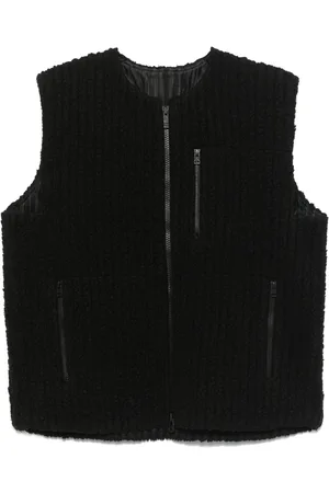Issey Miyake Gilet plissettato in pile