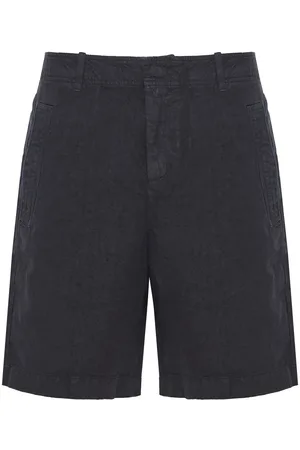 ELEVENTY Shorts in lino con tasche