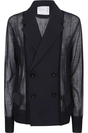 SACAI Blazer semi trasparente