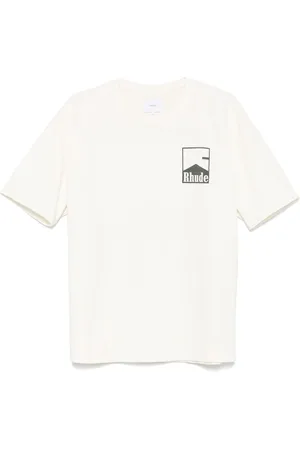 Rhude T-shirt con motivo chevron
