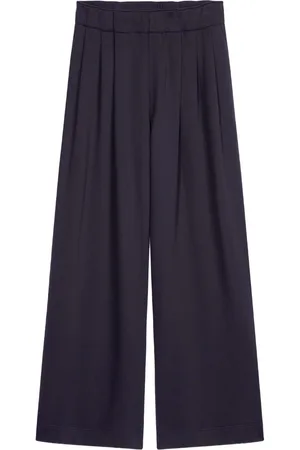 DRIES VAN NOTEN Pantaloni in cotone a gamba ampia