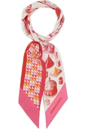Salvatore Ferragamo Bandeau con stampa grafica