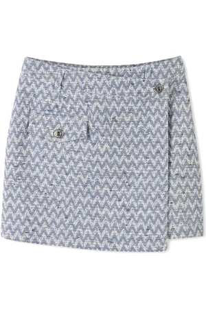 Lanvin Minigonna con motivo a zigzag