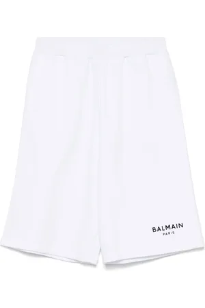 Balmain Shorts con applicazione logo