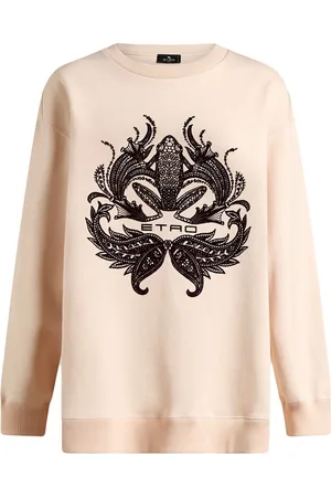 Etro Felpa con stampa floccata