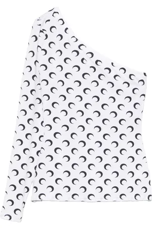 Marine Serre Top Crescent Moon asimmetrico