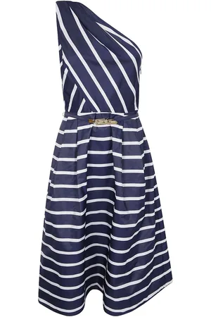 Ralph Lauren Abito midi a righe