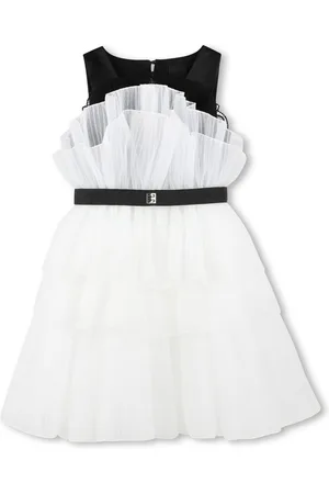 Givenchy Abito in tulle a pieghe con ruches