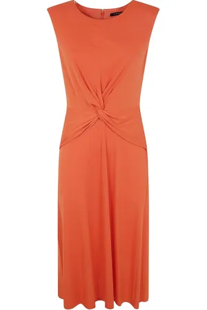 Ralph Lauren Abito midi con incrocio