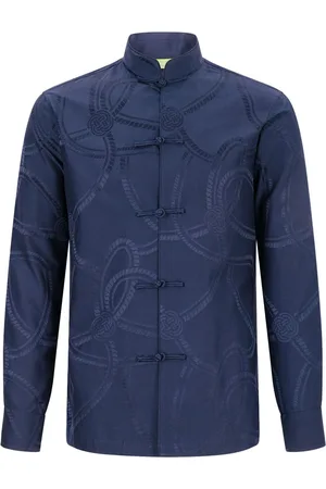 SHANGHAI TANG Camicia con motivo jacquard