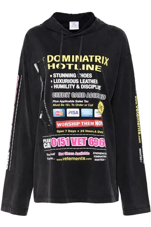 Vetements Felpa con stampa