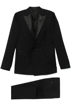 corneliani Completo con finiture in raso