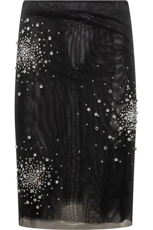Des Phemmes Gonna con strass