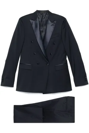 corneliani Completo con finiture in raso