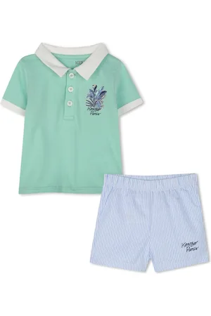 Kenzo Set 2 pezzi con shorts in cotone