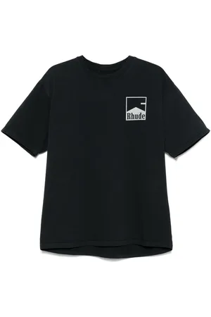 Rhude T-shirt con motivo chevron