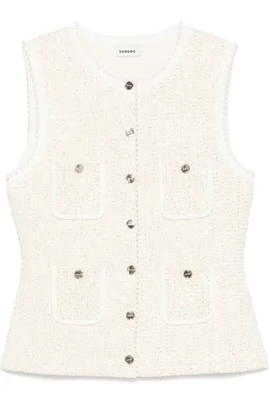 Sandro Gilet in tweed
