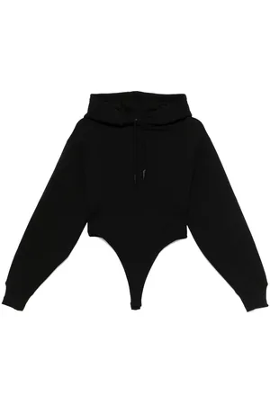 MUGLER Body con cappuccio