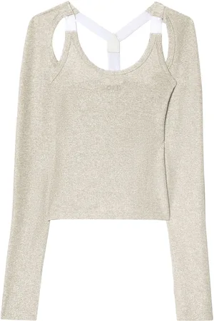 OFF-WHITE Top a coste