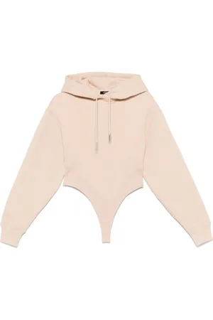 MUGLER Body con cappuccio