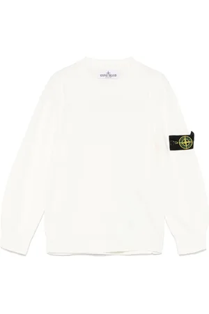 Stone Island Felpa con applicazione Compass