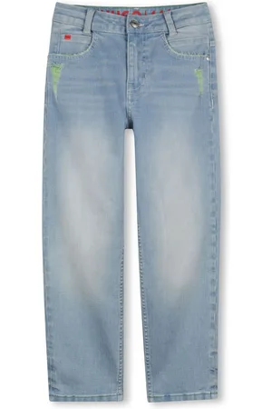 HUGO BOSS Jeans dritti con applicazione