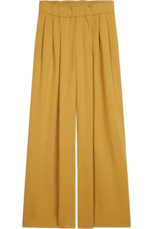 DRIES VAN NOTEN Pantaloni in cotone a gamba ampia