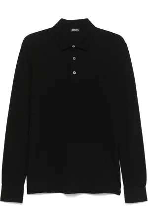 Ermenegildo Zegna Polo in cotone con ricamo logo