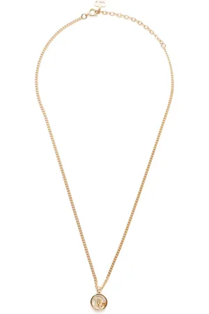 Dior Collana con logo e strass anni 2000