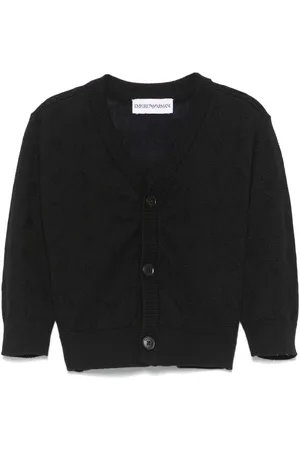 Emporio Armani Cardigan con effetto jacquard