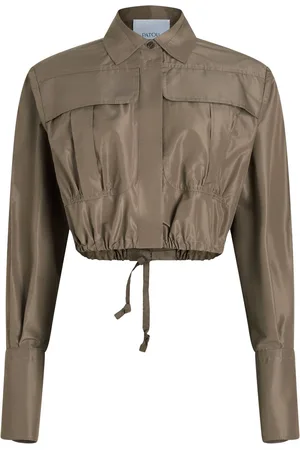 Patou Camicia crop in faille