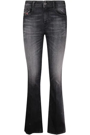 Diesel Jeans svasati con effetto schiarito