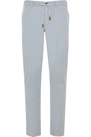 ELEVENTY Pantaloni dritti con coulisse