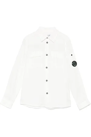 C.P. Company Camicia con applicazione lente