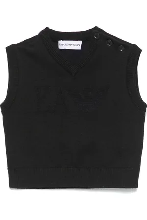 Emporio Armani Top con logo jacquard