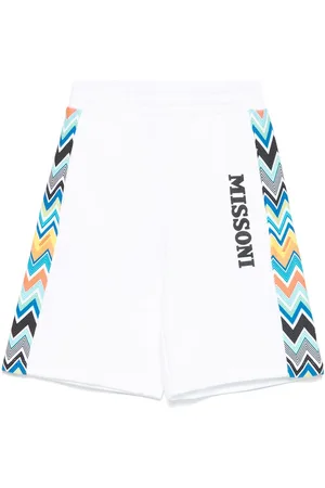 Missoni Shorts sportivi con stampa a zigzag