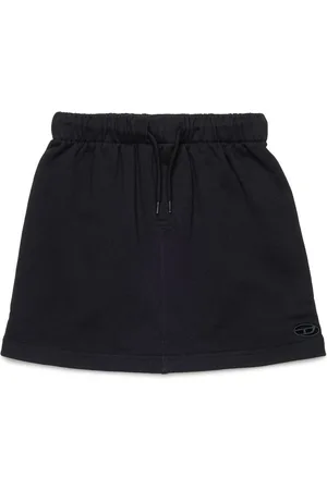 Diesel Gonna in cotone con ricamo