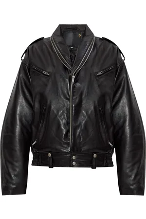 R13 Giacca Motorcycle con zip