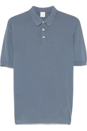 ELEVENTY Polo in cotone con ricamo logo
