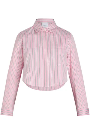 Patou Camicia crop in popeline con stampa