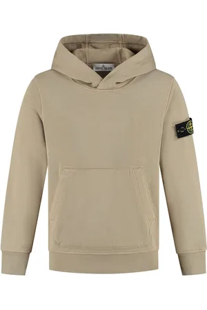 Stone Island Felpa con applicazione Compass