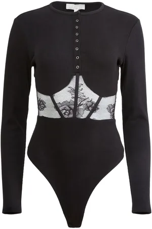 FLEUR DU MAL Body con design a inserti