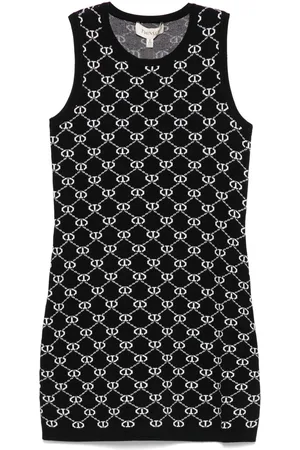 Twin-Set Abito con logo a intarsi