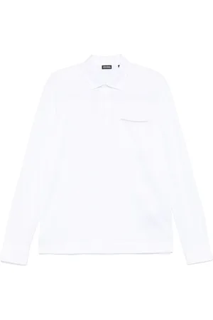 Ermenegildo Zegna Polo in cotone con ricamo logo