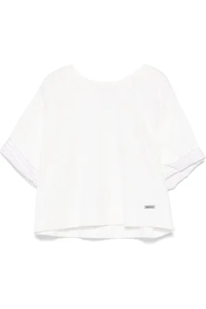 MONNALISA T-shirt con rifinitura a righe