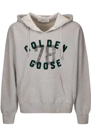 Golden Goose Felpa con cappuccio e logo