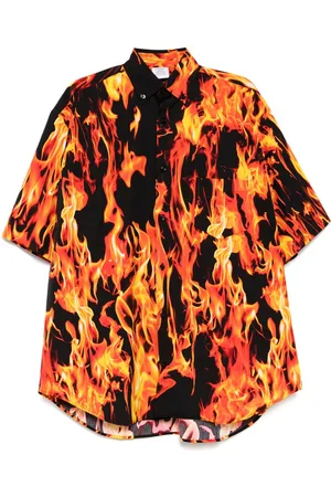 Vetements Camicia con stampa grafica