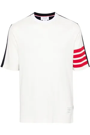 Thom Browne T-shirt con dettaglio a 4 righe