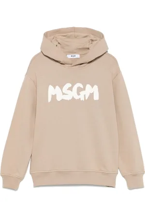 Msgm Felpa con cappuccio e logo
