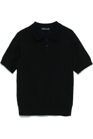 Emporio Armani Polo con effetto jacquard